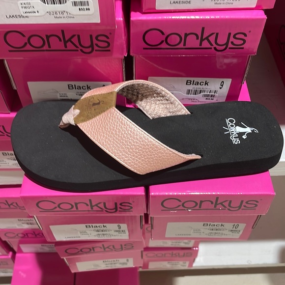 Corkys Shoes Corkys Ladybug Flip Flop In Blush Color Poshmark
